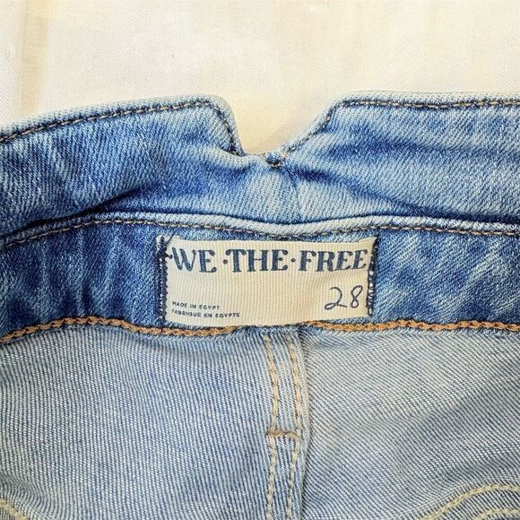 We‎ The Free Women's High Rise Skinny Jeans Size 28 - Picture 5 of 12